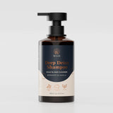 Wuli Hair Care Deep Detox Shampoo bottle, an Australian-made vegan clarifying wash for natural curly and wavy hair