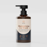 Wuli Hair Care Moisturising Co-Wash bottle, an Australian-made vegan conditioning wash for hydrating natural curly and wavy hair